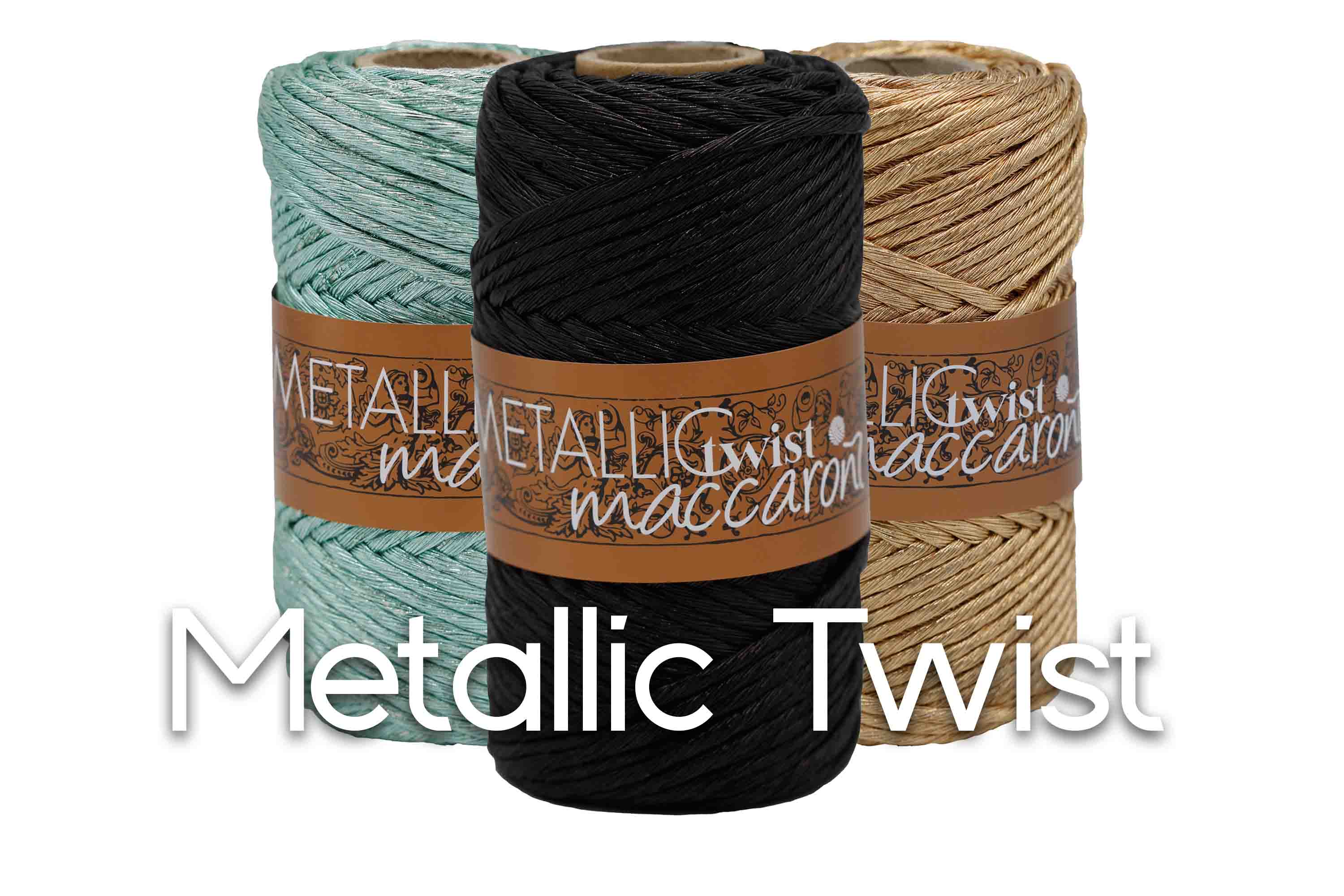 twisted yarns glitter shinny yarn maccaroni yarn