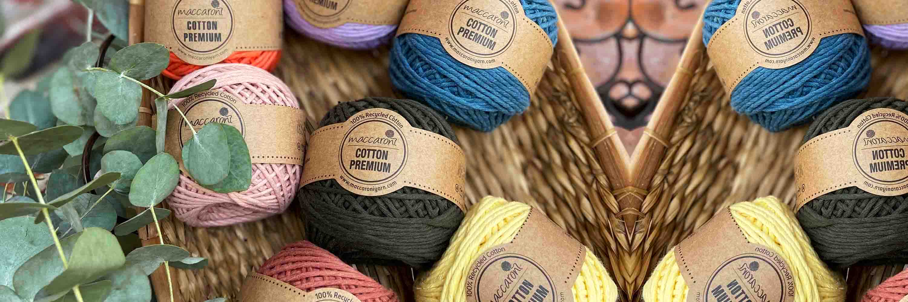 recycled cotton yarn cotton premium cotton macrame maccaroni yarn